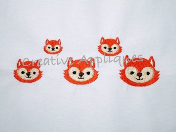 Fox Face Miniature Embroidery - Image 2