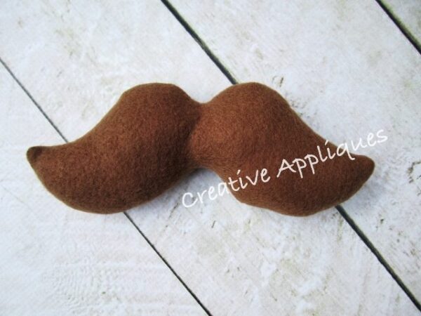 Mustache Plushie Stuffie Design - Image 3