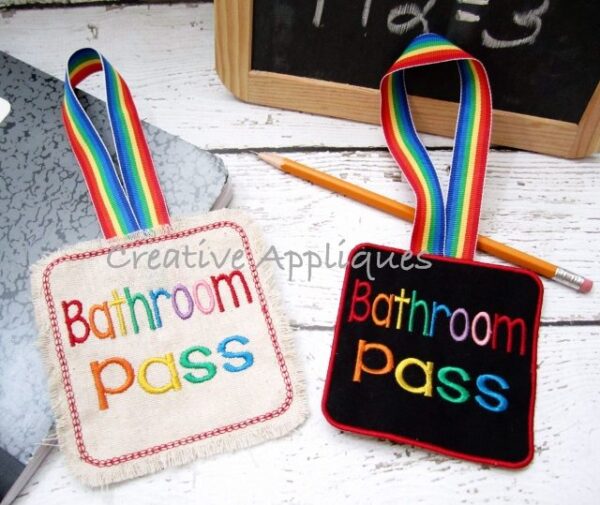 Boys and Girls Bathroom Pass Set