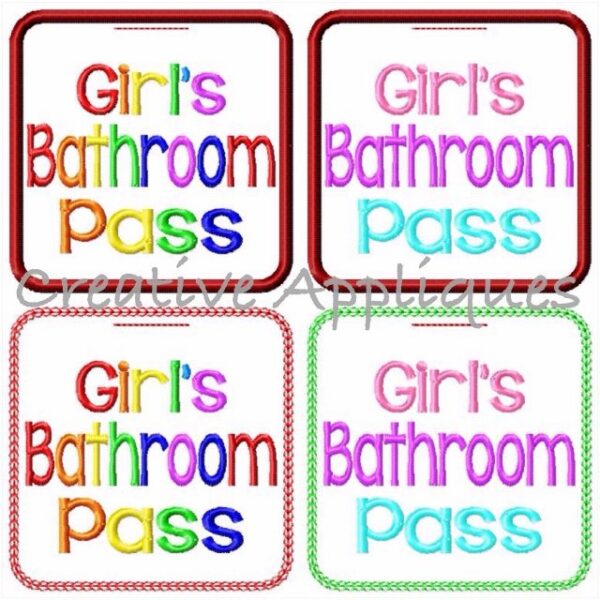 Boys and Girls Bathroom Pass Set - Image 3