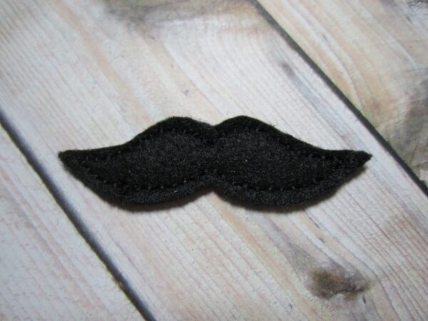 Mustache Feltie Design