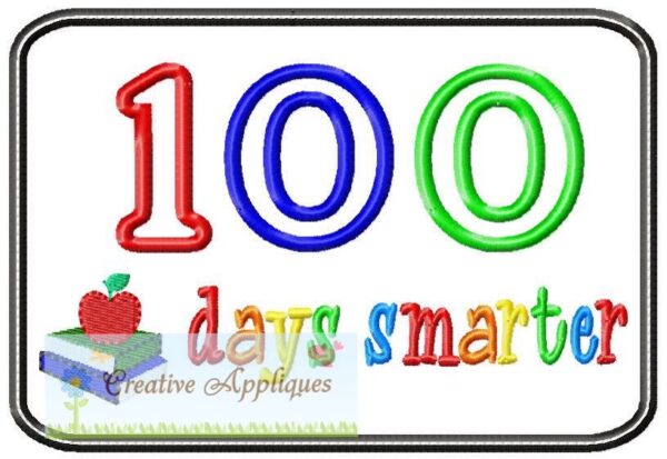 100 Days Smarter Applique - Image 2