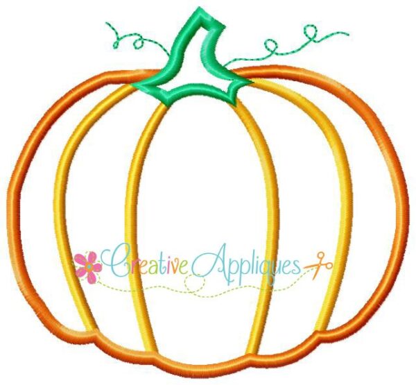 Pumpkin Applique - Image 2