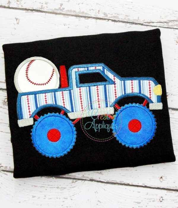 Baseball Softball Truck Applique