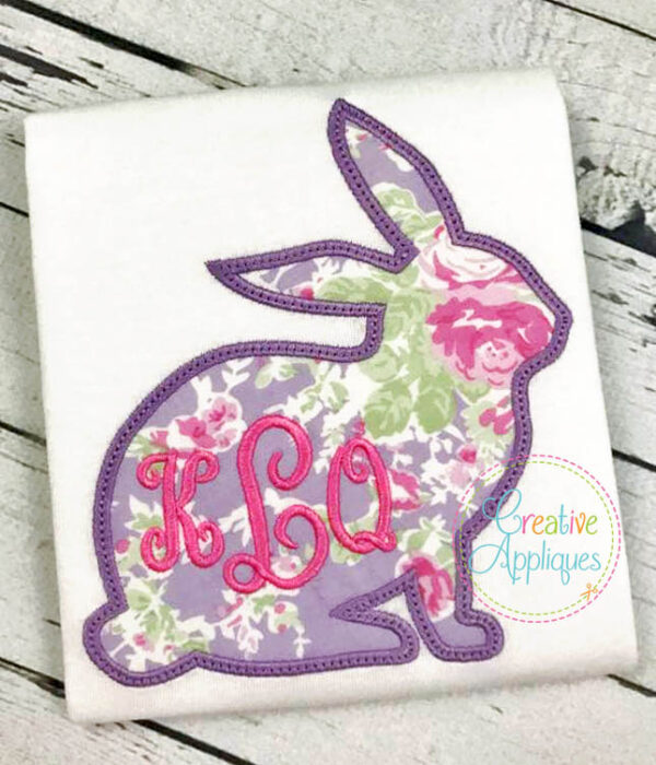 Bunny Rabbit Silhouette Applique