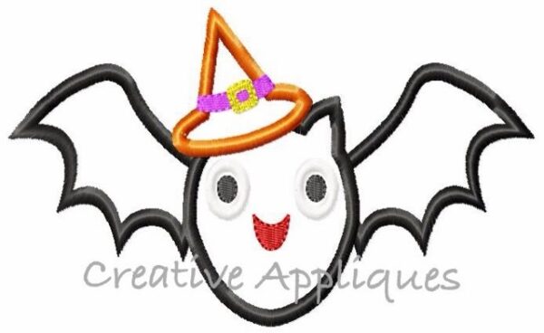 Bat Witch Applique - Image 2