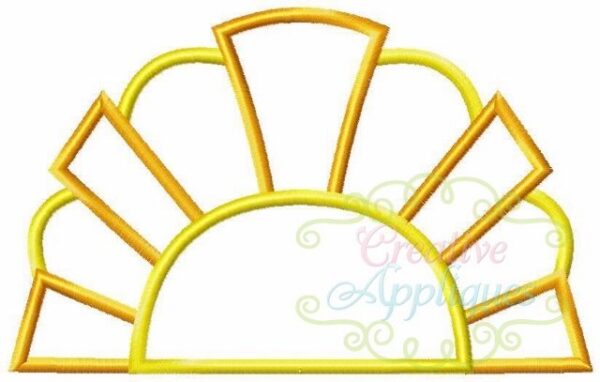 Sun Rise Applique - Image 2