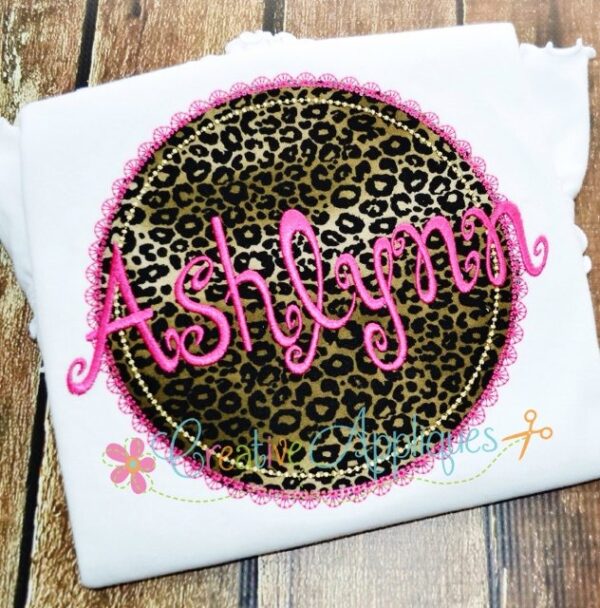 Lace Circle Patch Applique