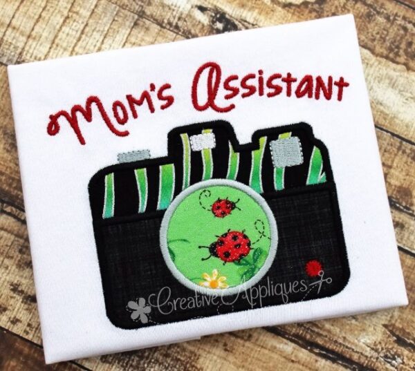 Mom's Assistant Camera Applique