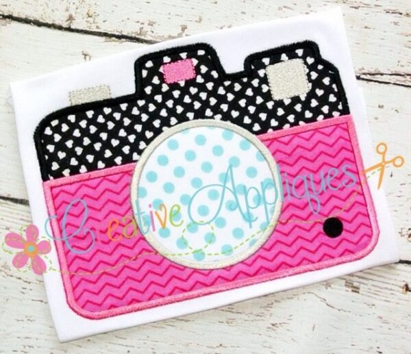 Monogram Camera Applique