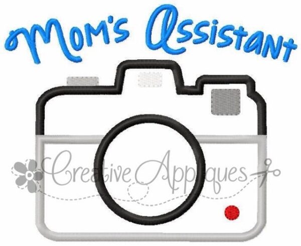 Mom's Assistant Camera Applique - Image 2