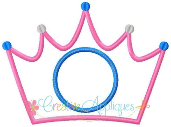 Monogram Princess Crown Applique - Image 2