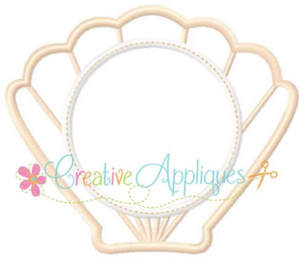 Seashell Monogram Applique - Image 2