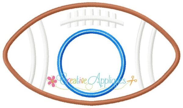 Football Monogram Applique - Image 3