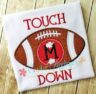 Football Monogram Applique - Creative Appliques