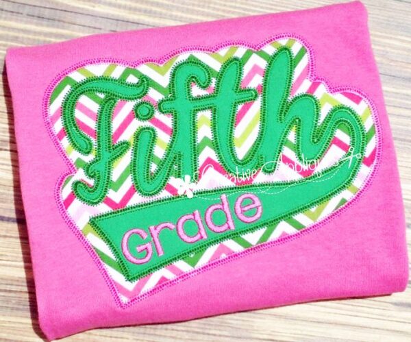 Fifth Grade Applique