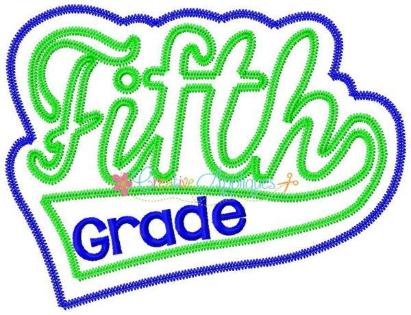 Fifth Grade Applique - Image 2