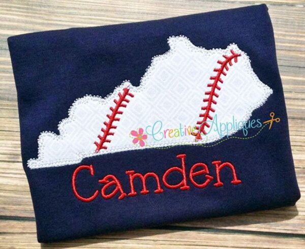 Kentucky Baseball Softball Applique