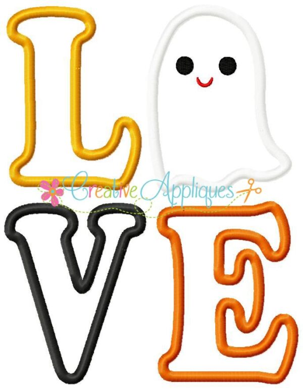 Love Ghost Applique - Image 2