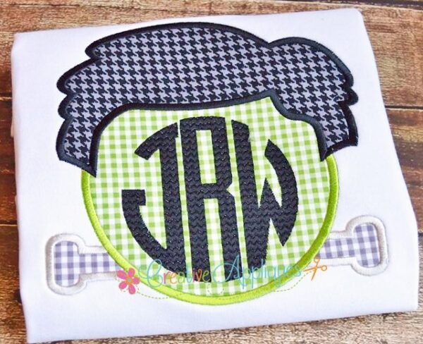 Frankenstein Monogram Applique - Image 2