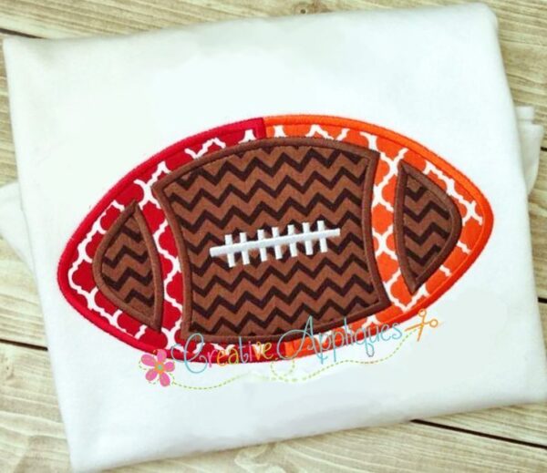 Football House Divided Applique