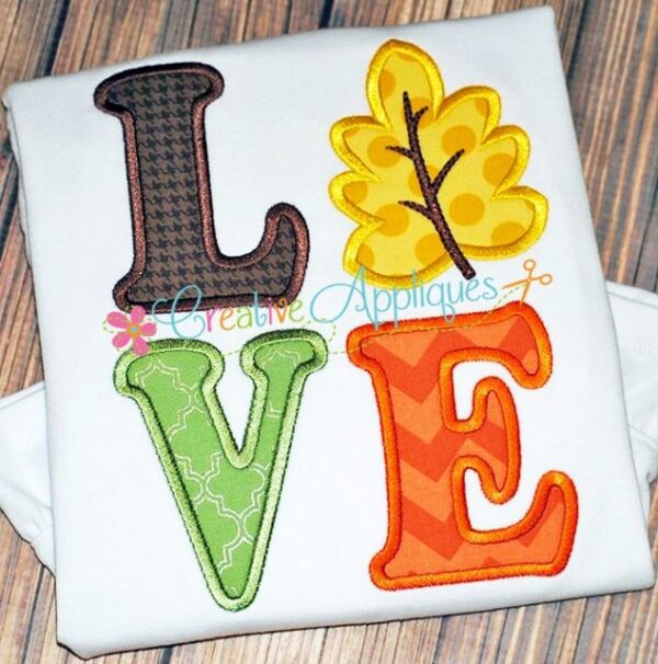 Love Leaf Applique