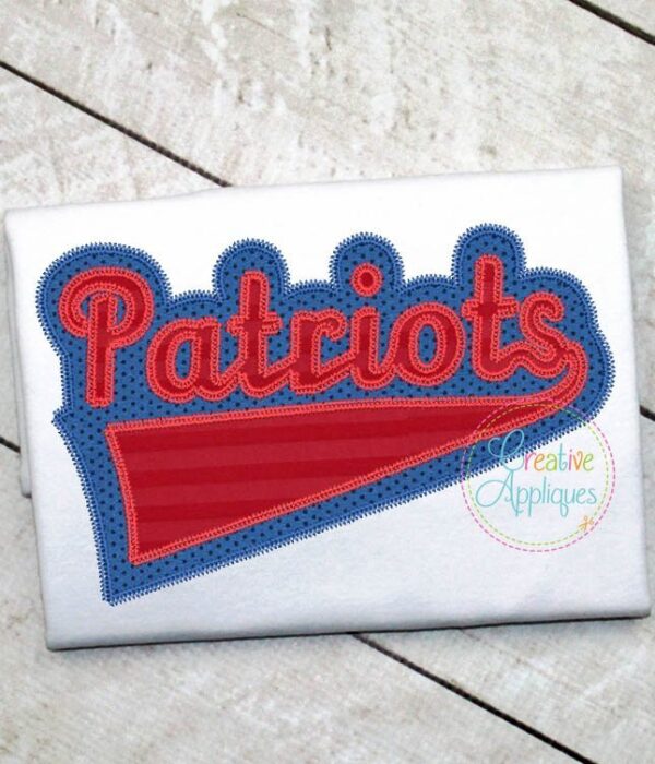 Patriots Vintage Stitch Applique