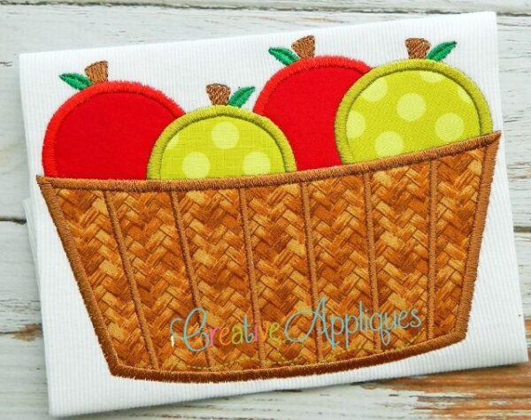 Basket of Fruit Applique