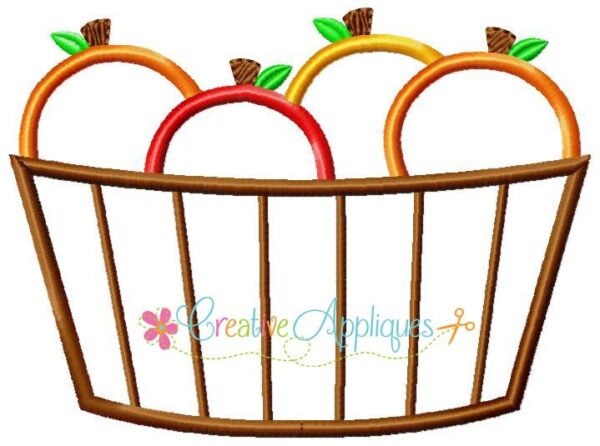 Basket of Fruit Applique - Image 2