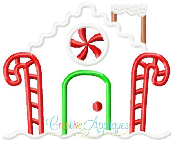 Gingerbread House Applique - Image 2