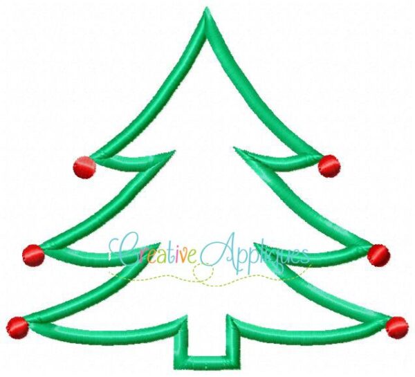 Christmas Tree Applique - Image 2