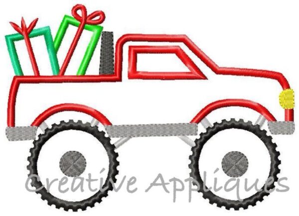 Monster Truck Gifts Applique - Image 2