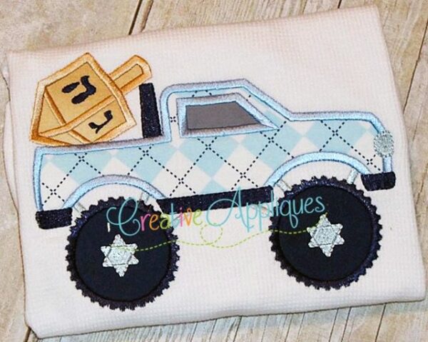 Hanukkah Truck  Applique