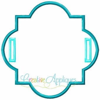 Quatrefoil Banner Charm - Creative Appliques