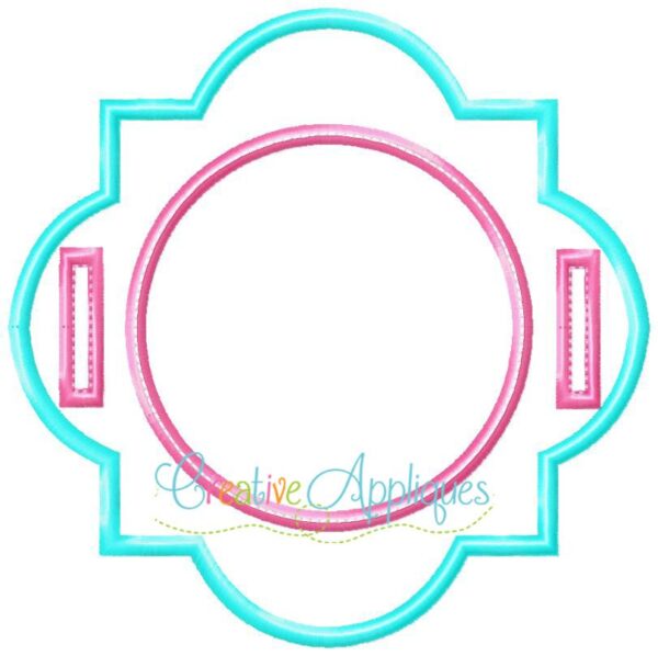 Quatrefoil Monogram Banner Charm - Image 4