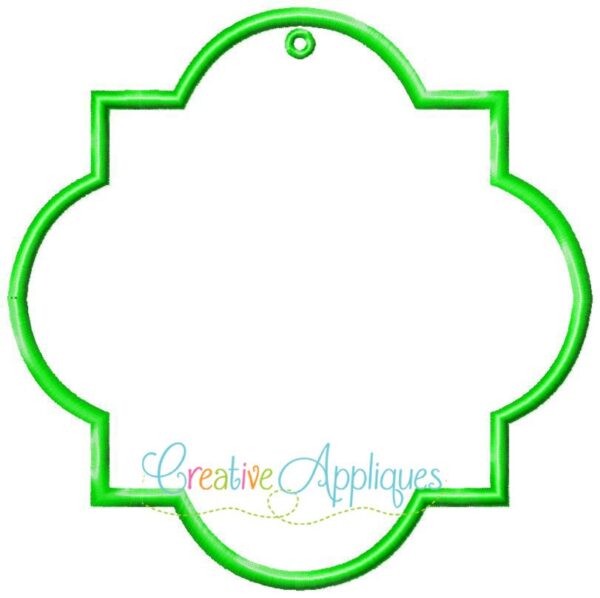 Quatrefoil Tag Label - Image 3