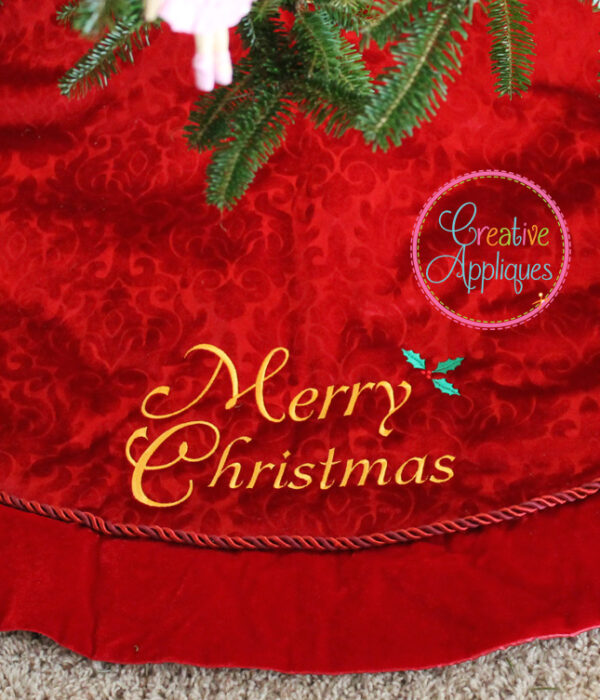 Merry Christmas Embroidery