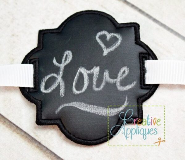 Quatrefoil Banner Charm - Image 2