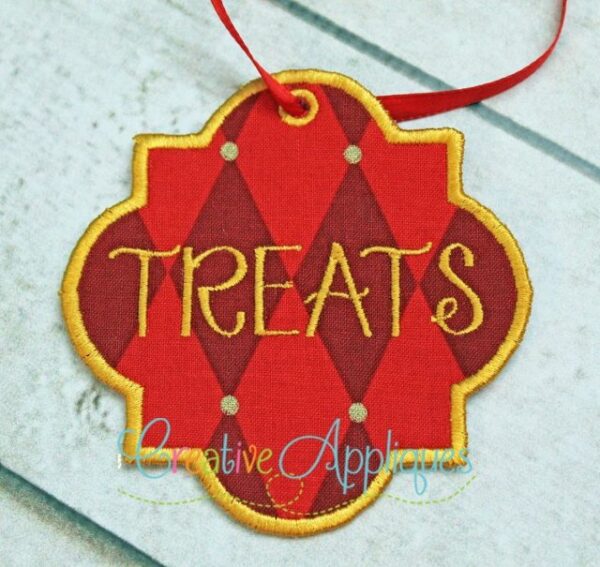 Quatrefoil Tag Label - Image 2