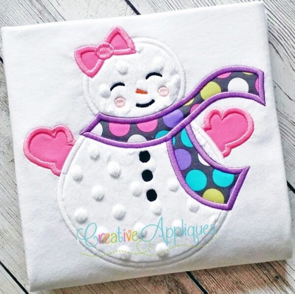 Snowgirl Applique