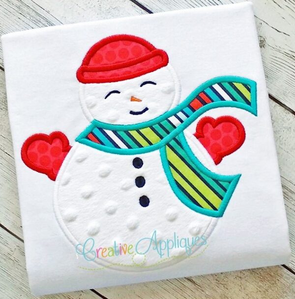 Snowman Applique