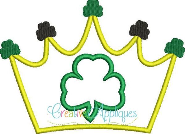 St Patrick's Crown Applique - Image 2