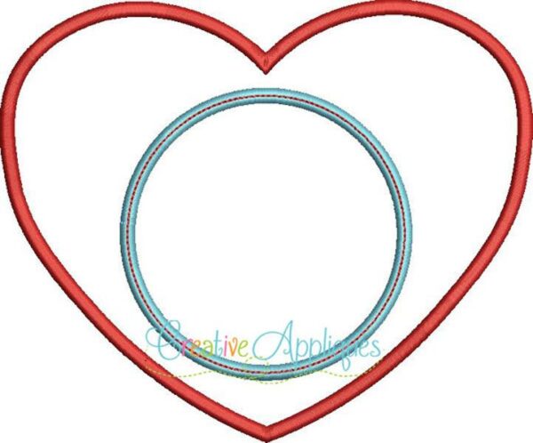 Heart Monogram Applique - Image 2