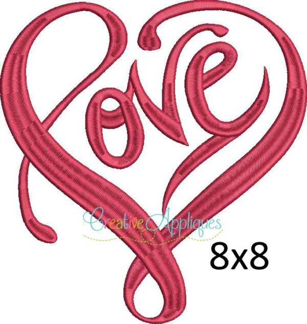 Love Heart Embroidery - Image 3