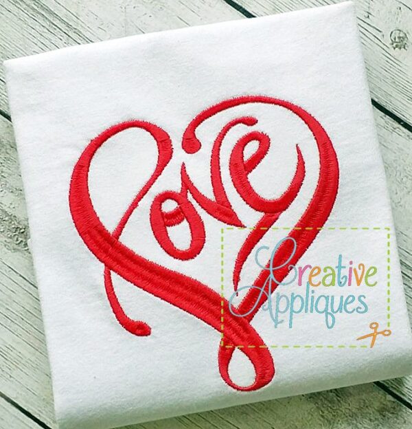 Love Heart Embroidery