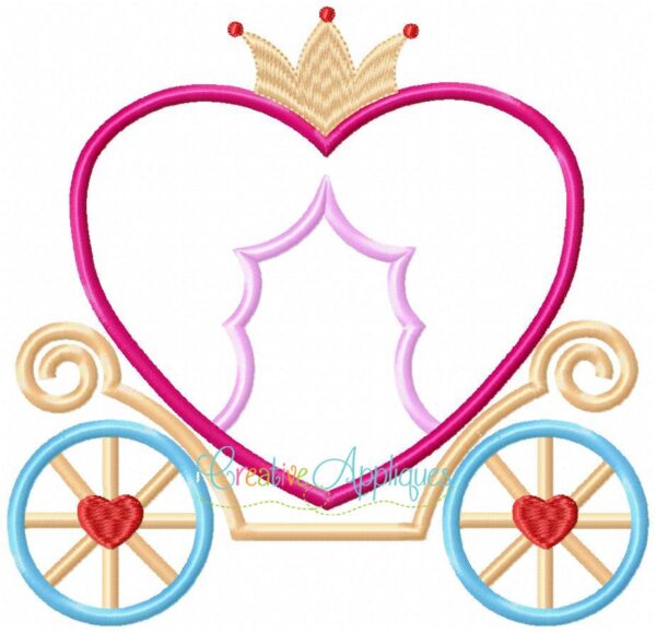 Heart Carriage Applique - Image 2