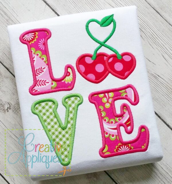 Love Cherries Applique