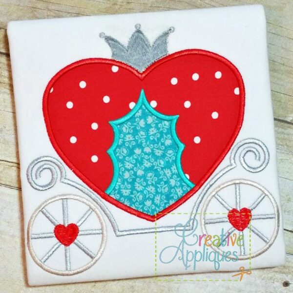 Heart Carriage Applique