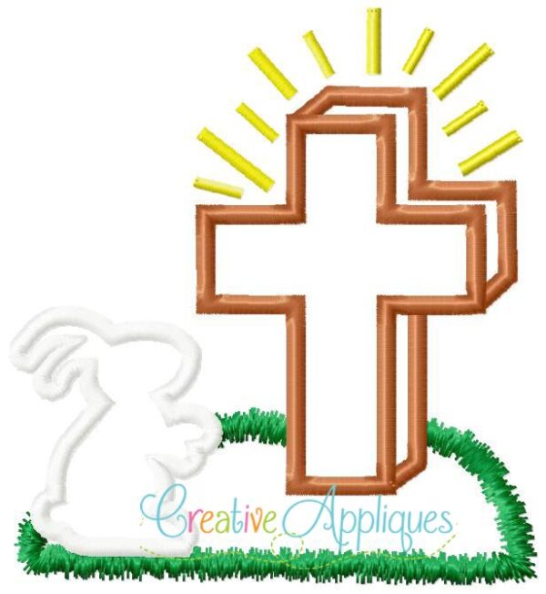 Rabbit Cross Applique - Image 2