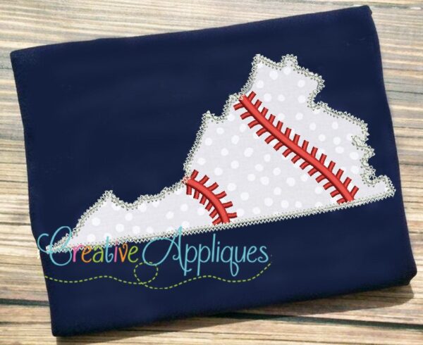 Virginia Baseball Applique